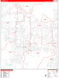 Red Line Map Example